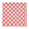 Red Gingham Party Supplies Juego de vajilla de 50 platos