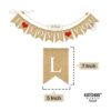 I Love You Banner arpillera 10 pies sin bricolaje_4