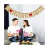 I Love You Banner arpillera 10 pies sin bricolaje_5