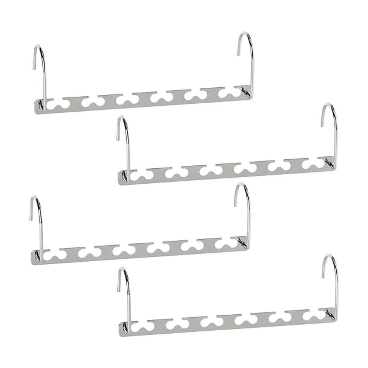 GEFTOL Perchas de metal para ahorrar espacio colgador