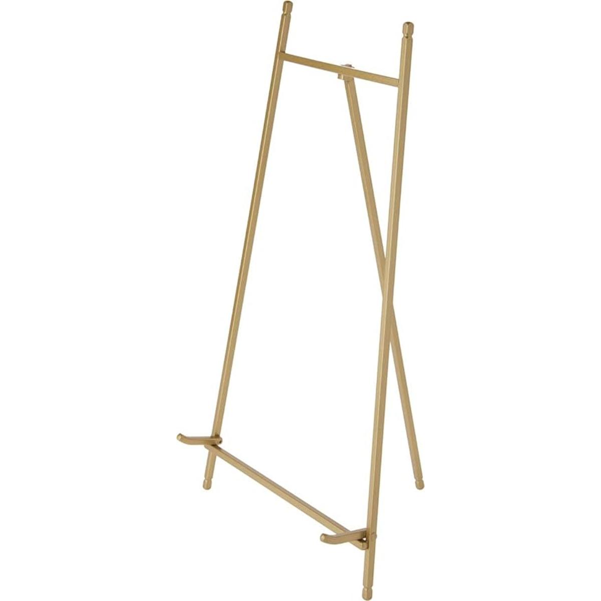 Bards Caballete de metal satinado en tono dorado 16