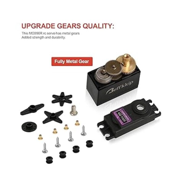MG996R Servomotor digital de torsión de engranaje de