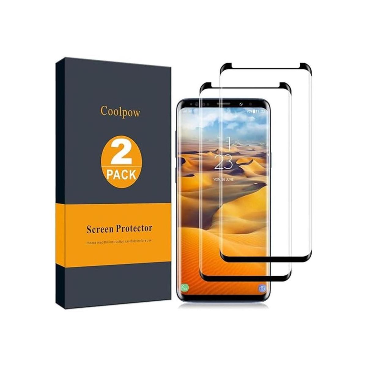 Paquete de 2 Coolpow Protector de pantalla de vidrio
