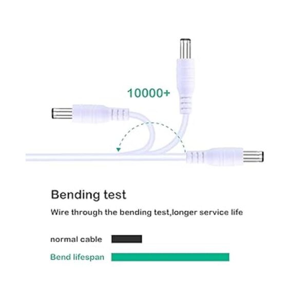 NAHAO Cable de extensión de alimentación 2 unidades_3