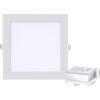 SAYHON Iluminación empotrada cuadrada ultrafina de 8_3