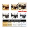 Bombilla LED de 2 W de 3000 K color blanco suave_4