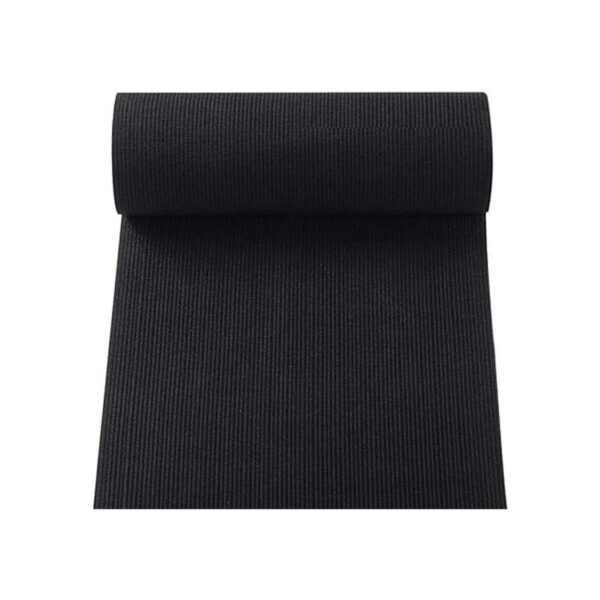 Bandas elásticas de punto para coser color negro pesado_2