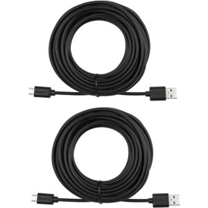 Paquete de 2 cables de extensión de alimentación de 25_1