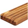 Soporte de regla de acolchado de madera de 5 ranuras y_4