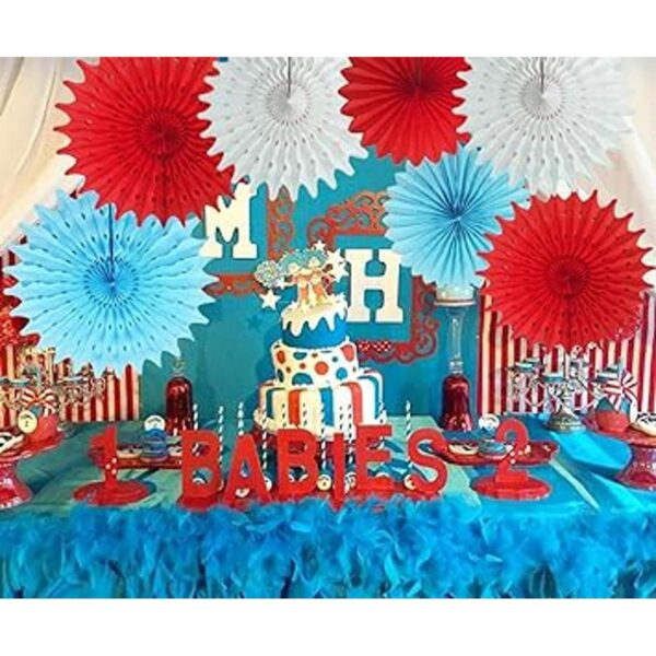 Dr Seuss Decoración de cumpleaños con gato en el_5