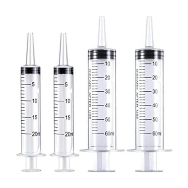 4 paquetes de jeringas de plástico con medición de_1