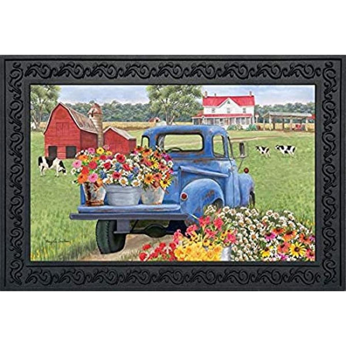 Day On The Farm Tapete de primavera para puerta para