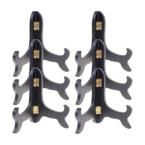 LOCOLO Soporte de madera para portatarjetas 6 unidades