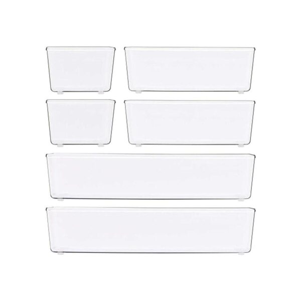 Simple Houseware Cajas organizadoras de plástico