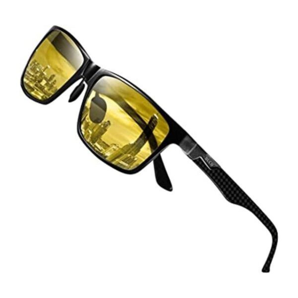 DUCO Gafas de conducción polarizadas de fibra de carbono_1