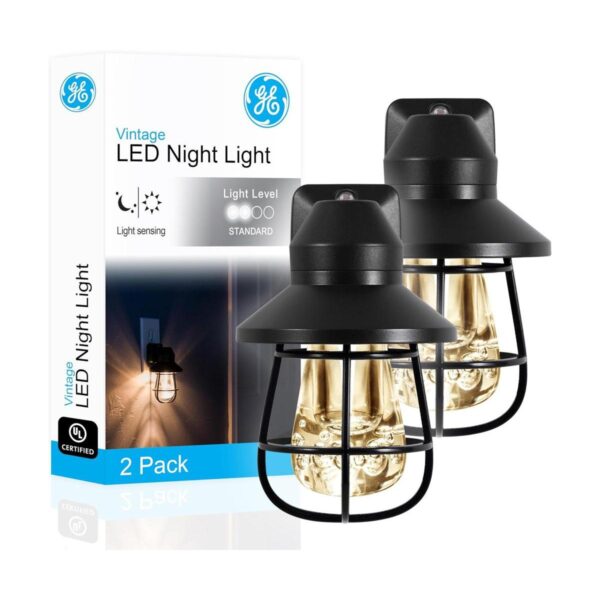 GE Luz led vintage nocturna para enchufar con sensor_1