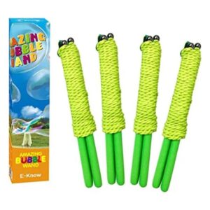 EKNOW Varita de burbujas paquete de 4 varitas gigantes de_1