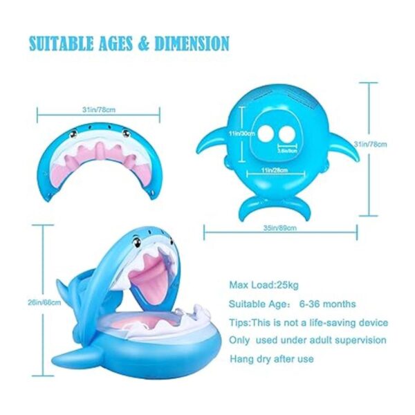 Baby Float Swimming Pool Toddler Floaties with Inflatable_4
