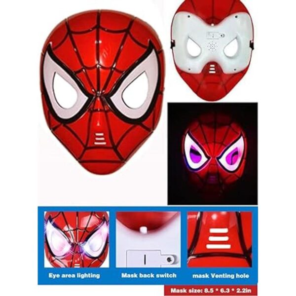 Juguetes de superhéroe para niños máscara brillante y_2