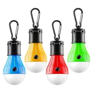 FLY2SKY Tent Lamp Portable LED Tent Light 4 Packs Clip_1