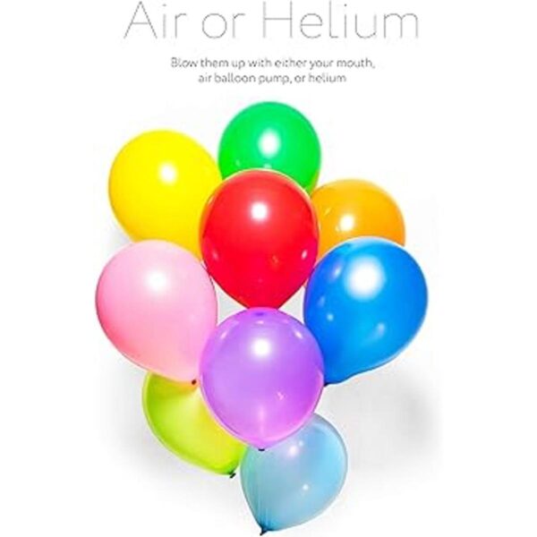 Dusico Juego de globos arcoíris paquete de 100_2