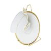 Soporte para taza y platillo de Bards de 6.5 in de alto x_4