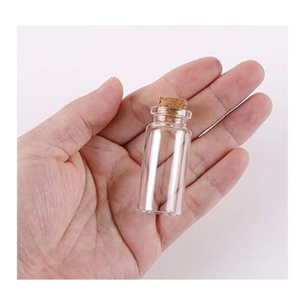 MAXMAU 24 botellas de vidrio de 0.3 fl oz tapones de_2