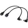 CERRXIAN Cable Mini USB Combo Mini USB Hembra a ángulo_2
