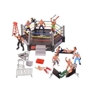 Mini juego de figuras de lucha libre juguetes de lucha_1
