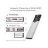 SSK aluminio M.2 NVME SSD Adaptador de caja USB 3.1 Gen_6