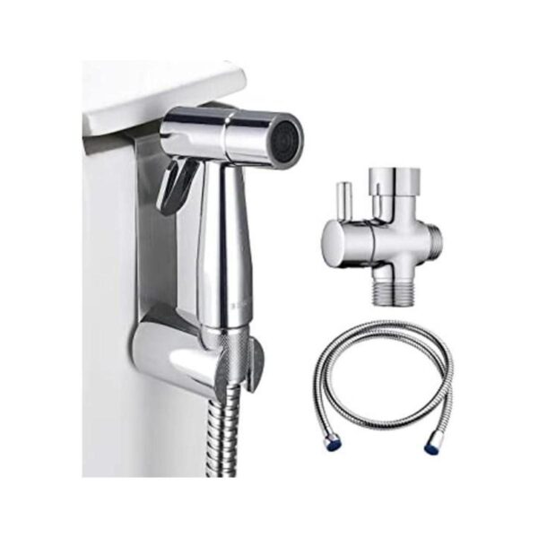 Pulverizador de mano para inodoro placa cromada REWEE