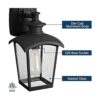 Home Luminaire 31856 Spence Farol de pared para_2
