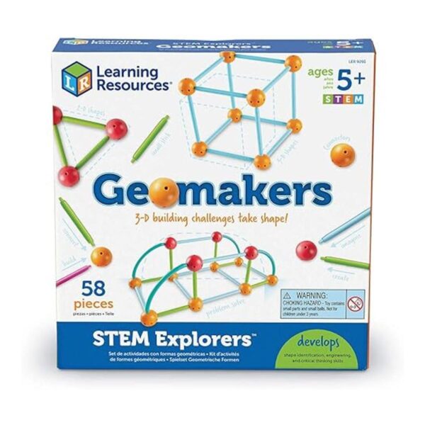 Learning Resources STEM Explorers Geomakers 58 piezas_2