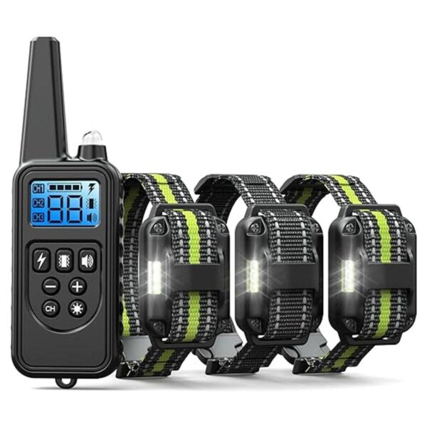 FunniPets Collar de entrenamiento para perros de 3 perros_1