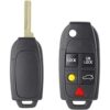 Beefunny Funda plegable de repuesto para llave remota con_2