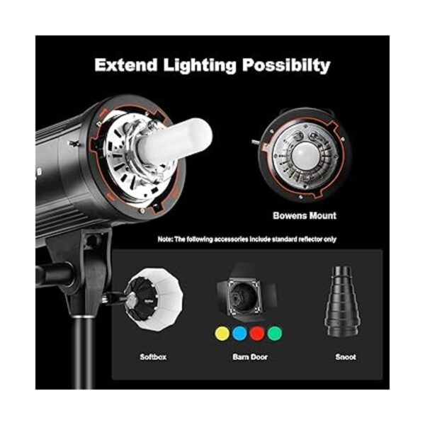 Godox SK400II 400Ws GN65 5600K Studio Flash luz monolight_5