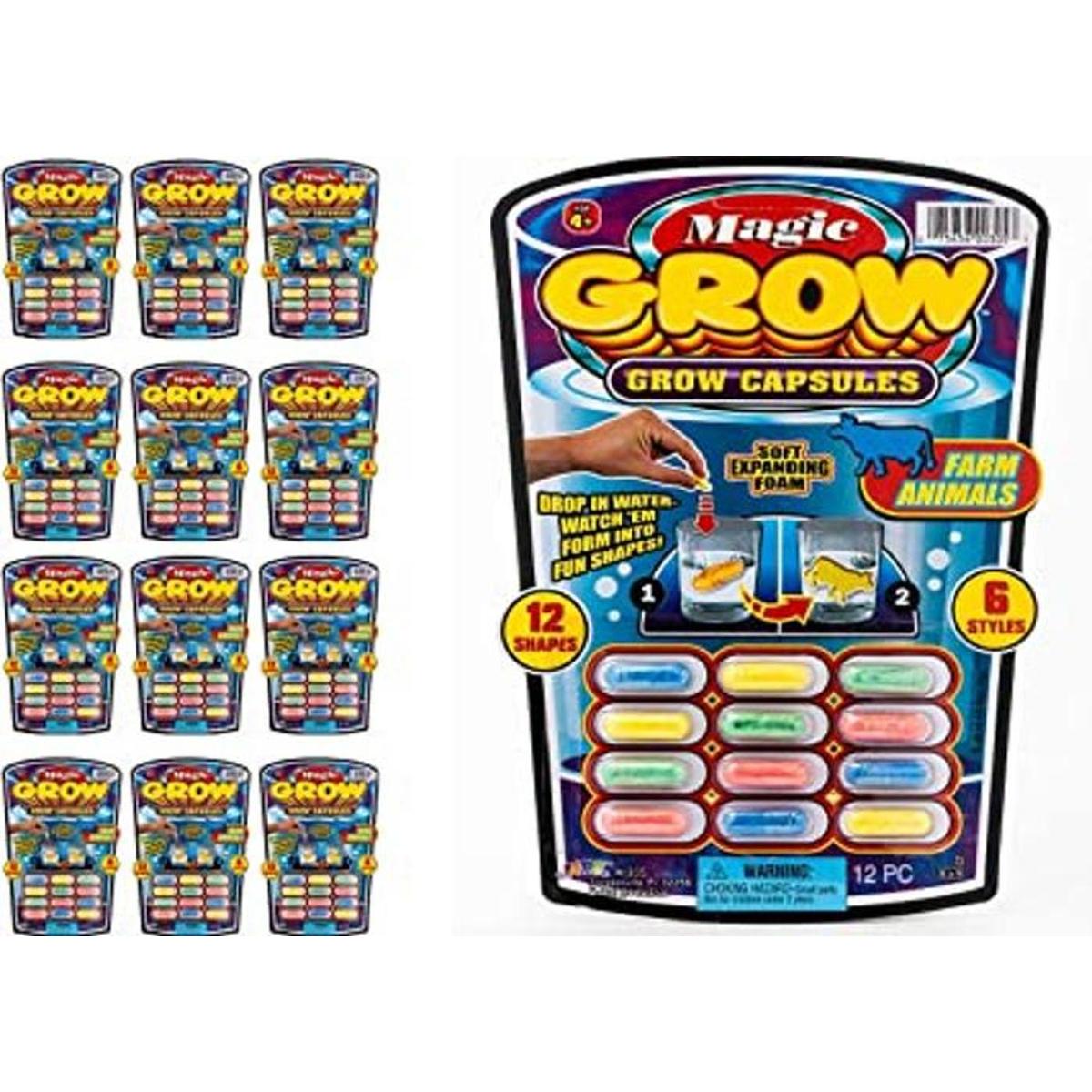 JARU Magic Grow Cápsulas 12 paquetes surtidos. Juguete