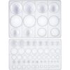 Funshowcase Cabujón Gem Moldes de silicona de resina para_1