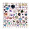 Funshowcase Cabujón Gem Moldes de silicona de resina para_6