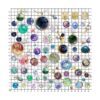 Funshowcase Cabujón Gem Moldes de silicona de resina para_5