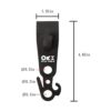 ORXPLUS TOOLS Juego de 4 clips de lona tornillos para_2