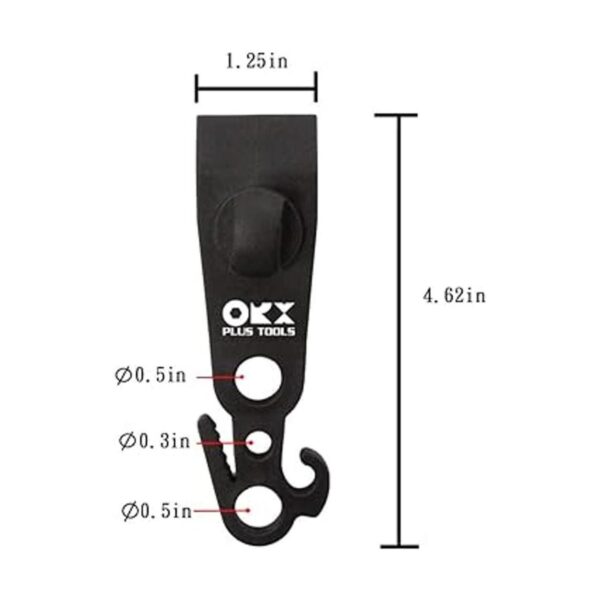 ORXPLUS TOOLS Juego de 4 clips de lona tornillos para_2