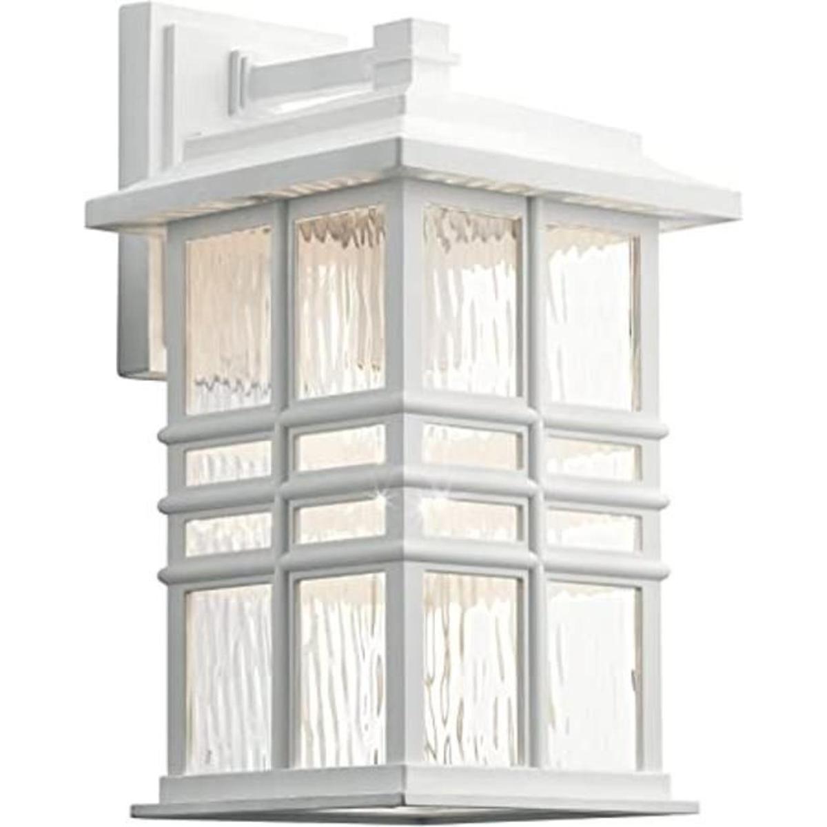 Beacon Square Lámpara de pared para exteriores de 14.25