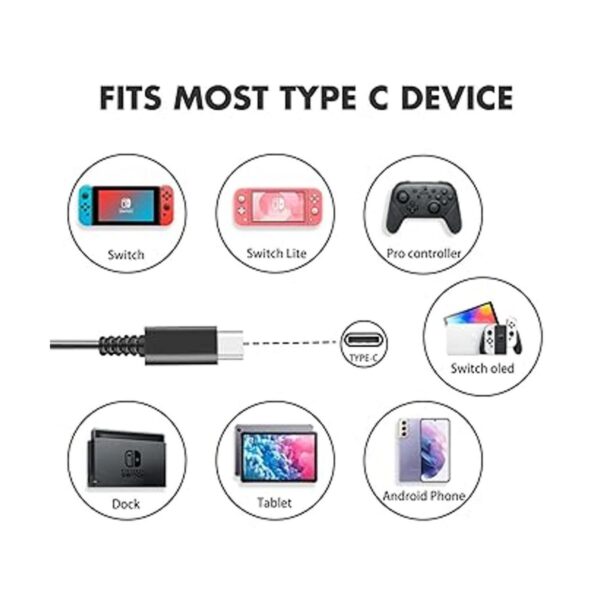 Cargador para Nintendo Switch y Switch Lite y Switch OLED_2