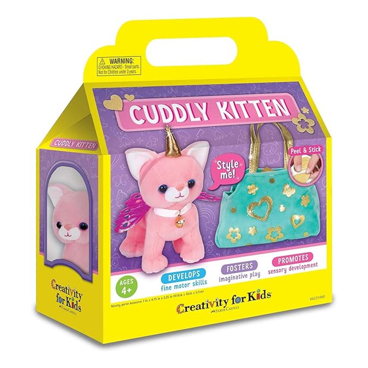 Creativity for Kids Peluche de gatito de peluche diseño