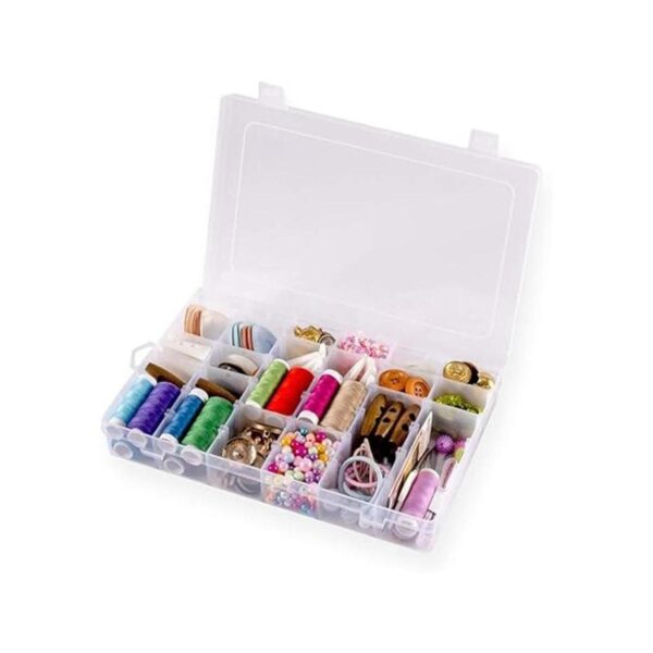 Caja organizadora de plástico con 36 compartimentos caja