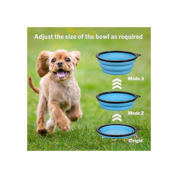 Tazón plegable para perros de viaje para perros 12 onzas