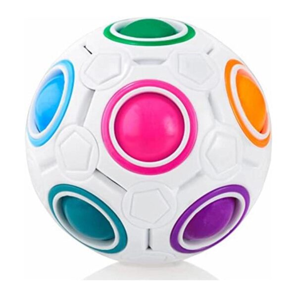 CUBIDI Bola de arcoíris original Bola antiestrés para_1