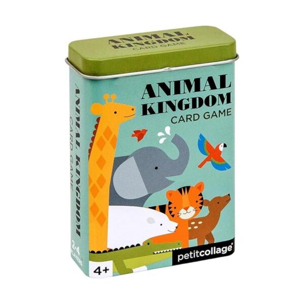 Petit Collage Juego de cartas para niños Animal Kingdom_1