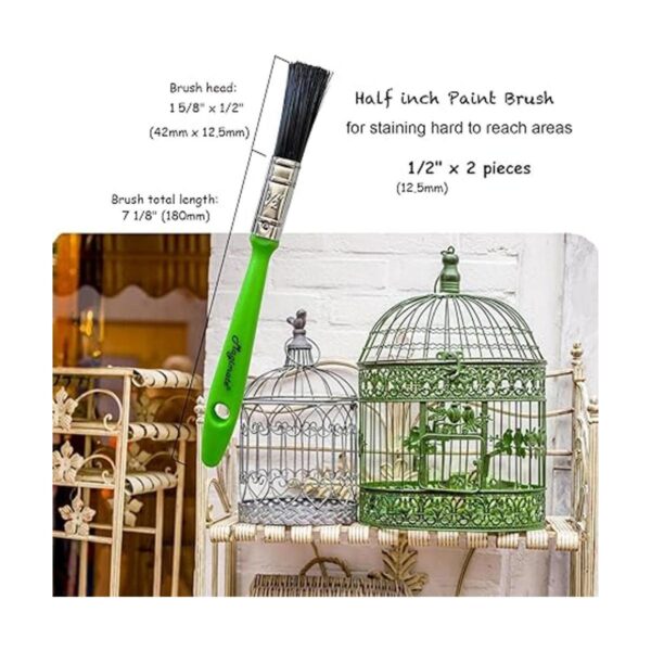 Magimate Juego de pinceles para muebles vallas y molduras